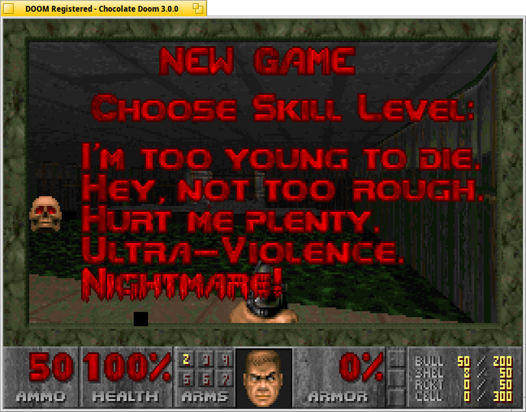 Schermata di chocolate_doom