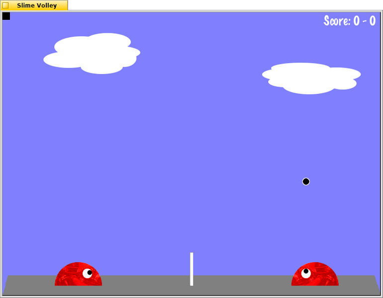 Schermata di slimevolley
