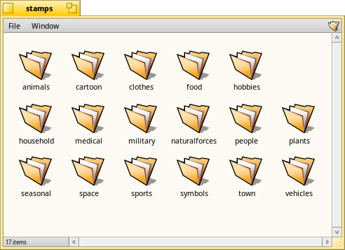 Schermata di tuxpaint_stamps