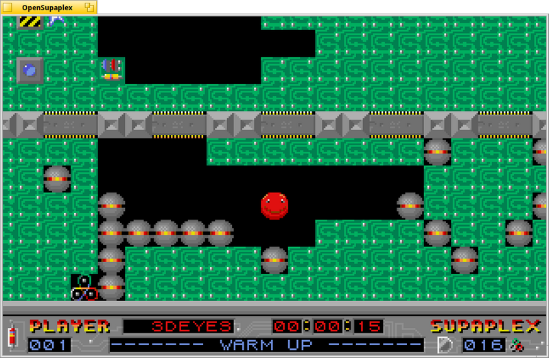 Schermata di open_supaplex
