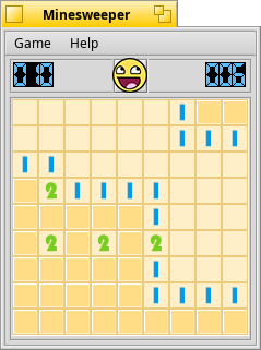 Schermata di minesweeper