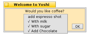 Schermata di yoshi