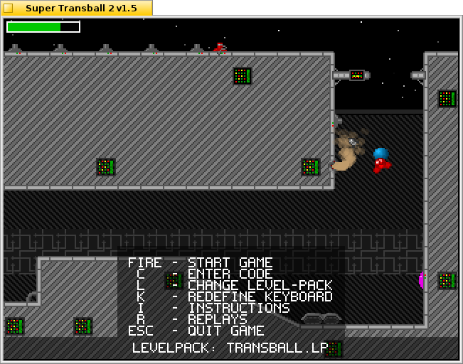 Schermata di super_transball