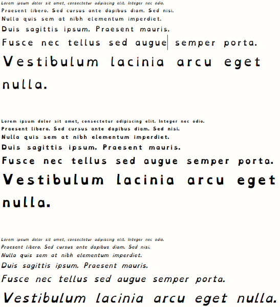 Schermata di opendyslexic