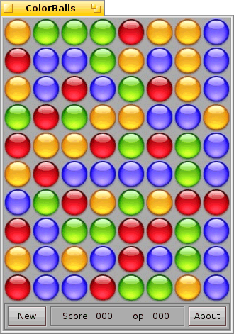 Schermata di colorballs