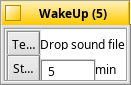 Schermata di wakeup
