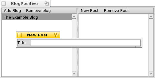 Schermata di blogpositive