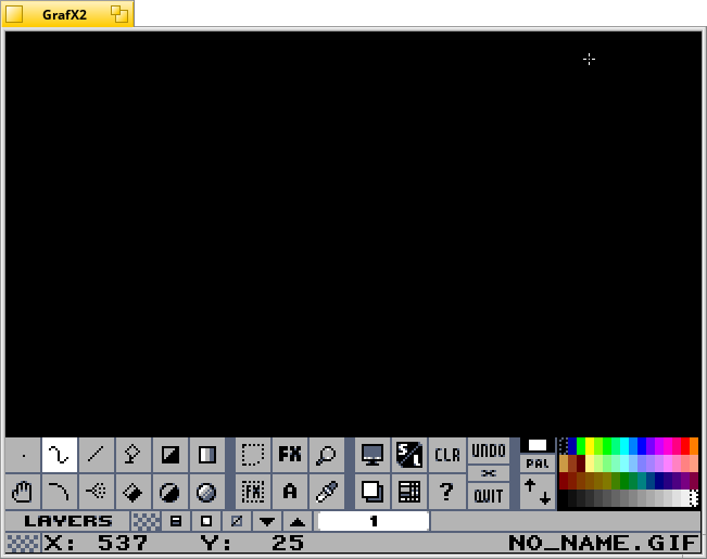 Schermata di grafx2