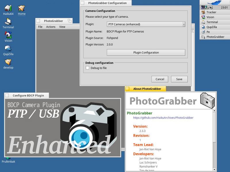Schermata di photograbber