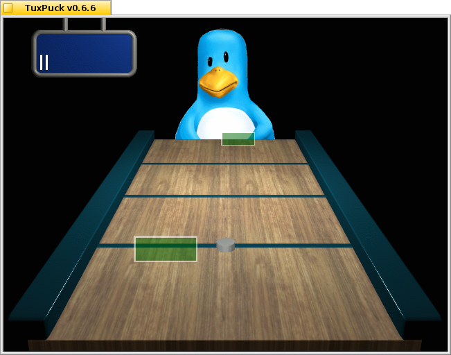Schermata di tuxpuck