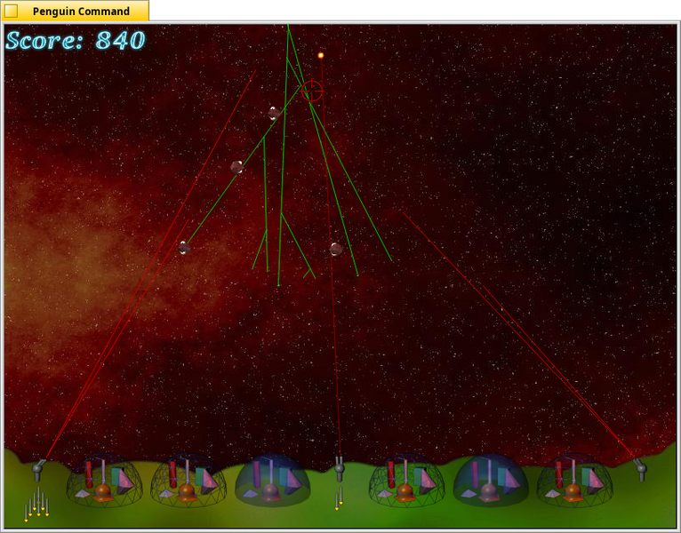 Schermata di penguin_command