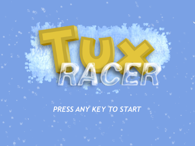 Schermata di tuxracer