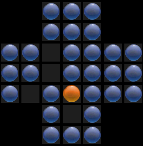 Schermata di solitair