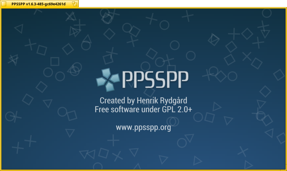 Schermata di ppsspp