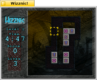 Schermata di wizznic