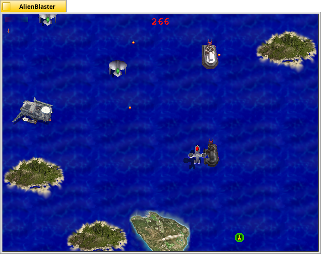 Schermata di alienblaster