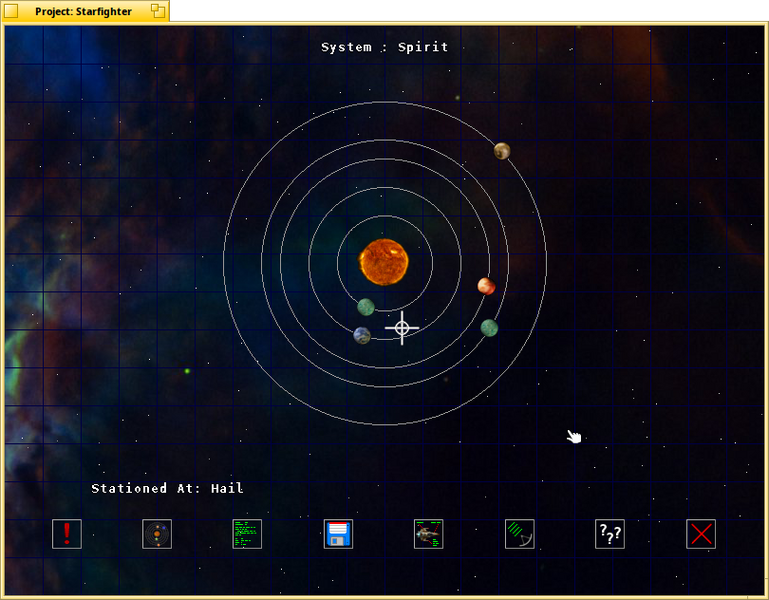 Schermata di starfighter