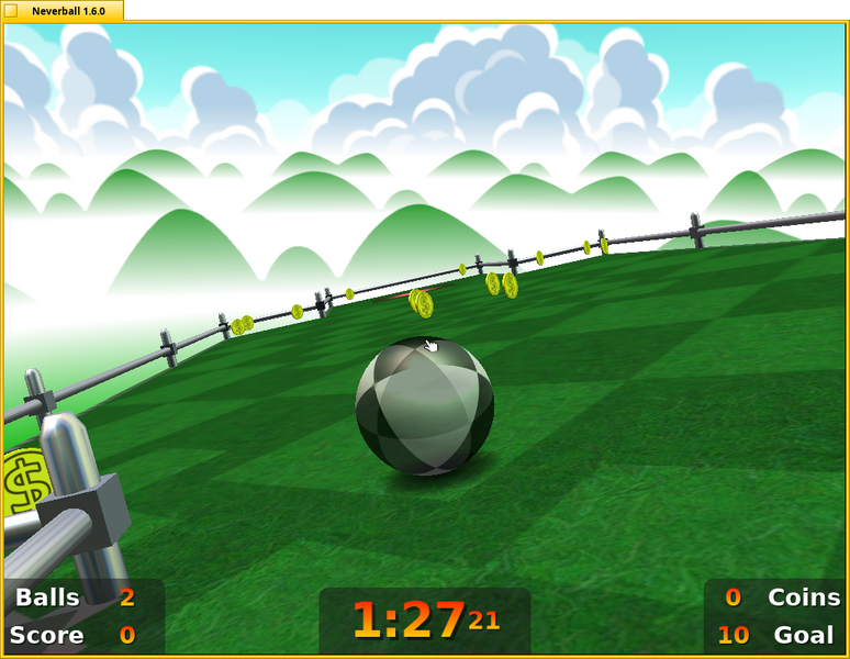 Schermata di neverball