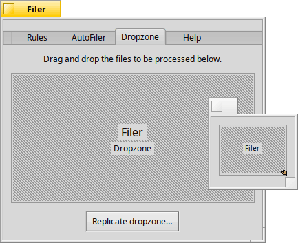 Schermata di filer