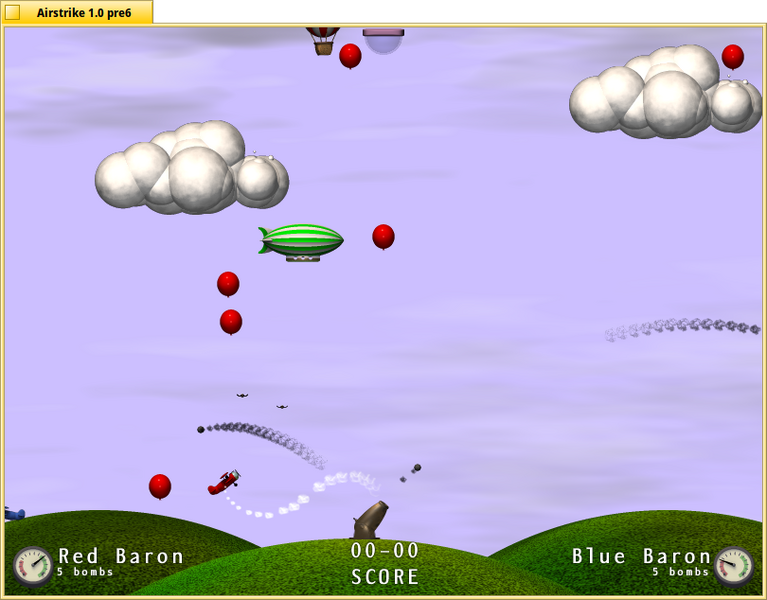 Schermata di airstrike