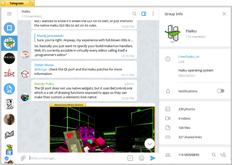 Schermata di telegram_desktop