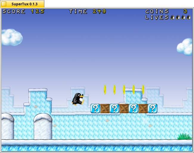 Schermata di supertux
