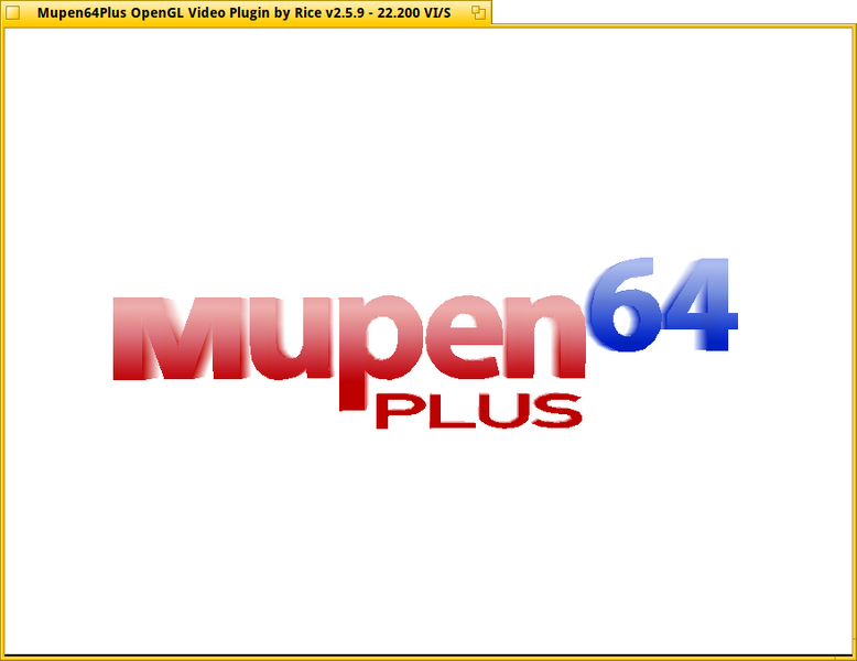 Schermata di mupen64plus