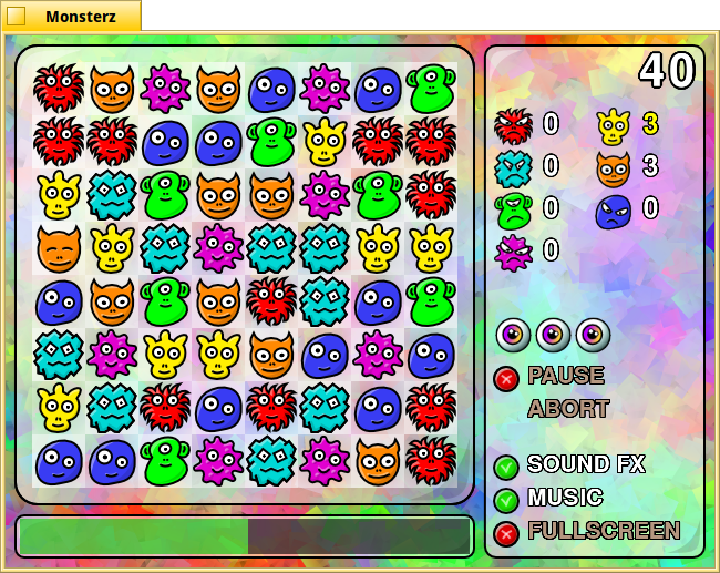 Schermata di monsterz